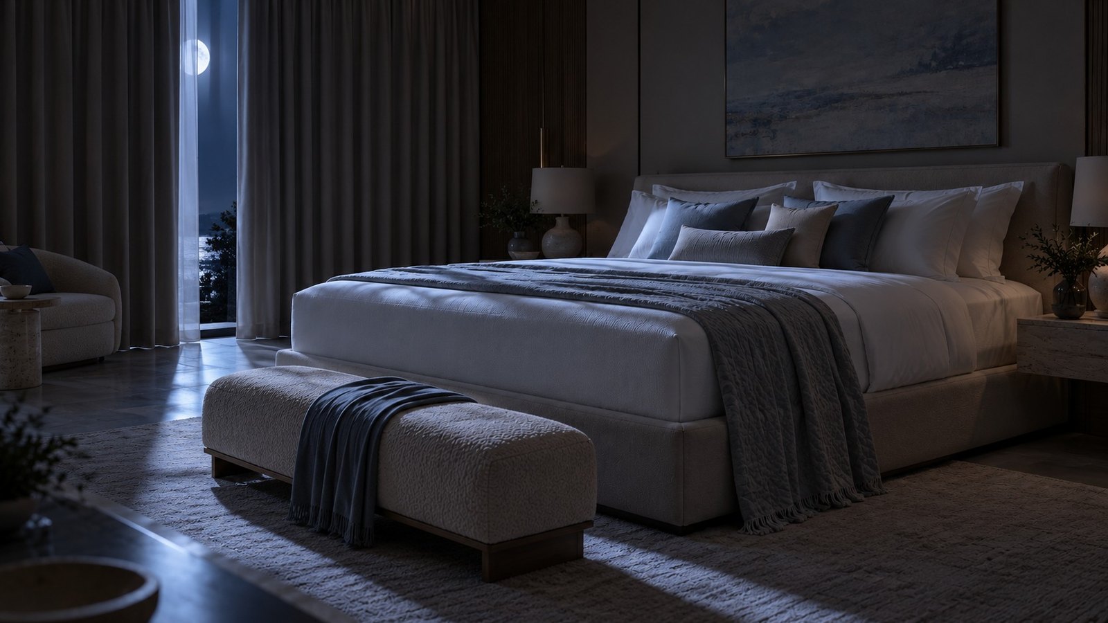 Despertares noturnos: como dormir sem interrupções. Despertares noturnos: como dormir sem interrupções. Porque o sono se corta: ciclos, fases e micro-despertares. colchao Luxury Relax no quarto